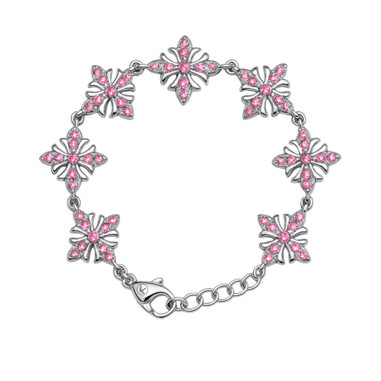 Pink Carnation Aura Bracelet