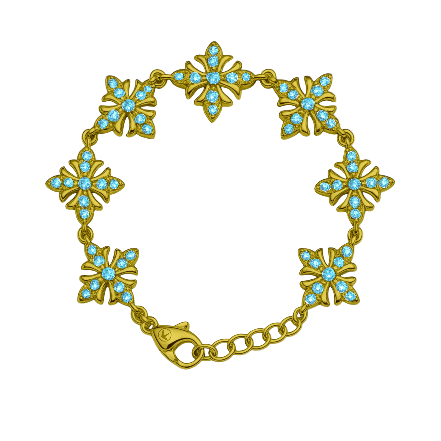 Glacier Blue Aura Bracelet