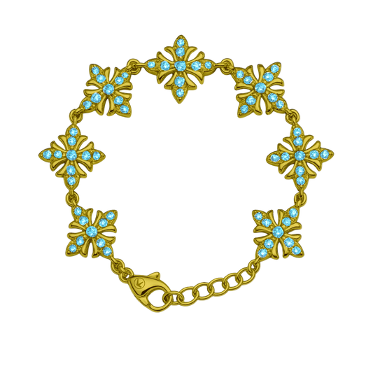Glacier Blue Aura Bracelet