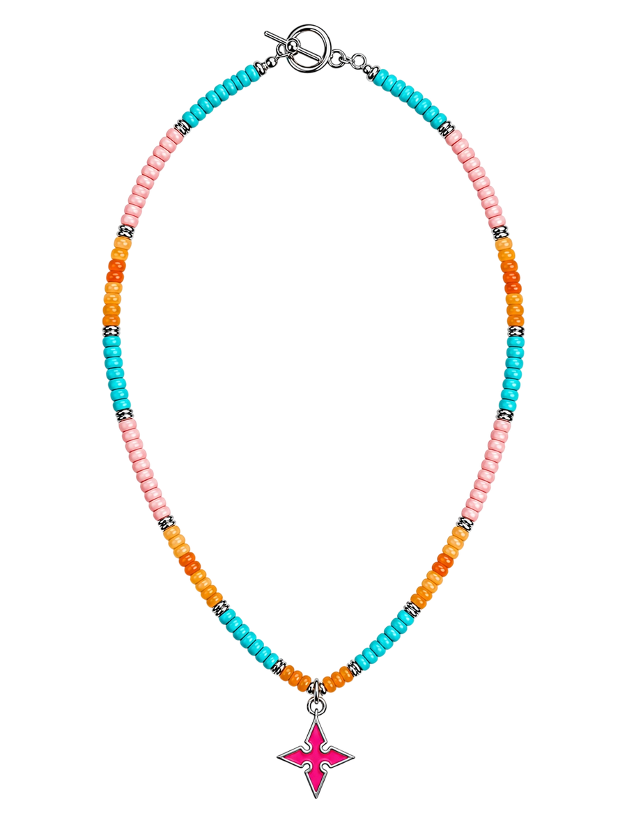 Fiesta Summer Beaded Necklace