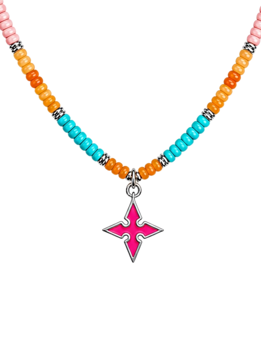 Fiesta Summer Beaded Necklace